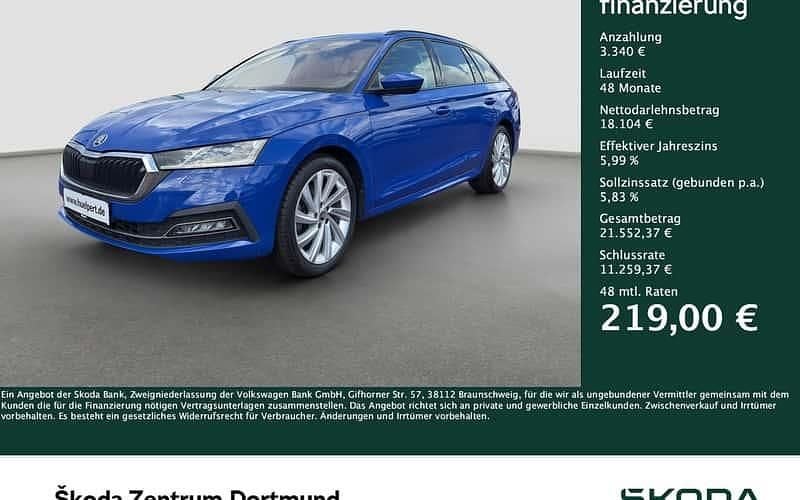 Blau Gebraucht 2021 Skoda Octavia Style Kombi | 21.444 € (Fairer Preis) - Bild 1/4