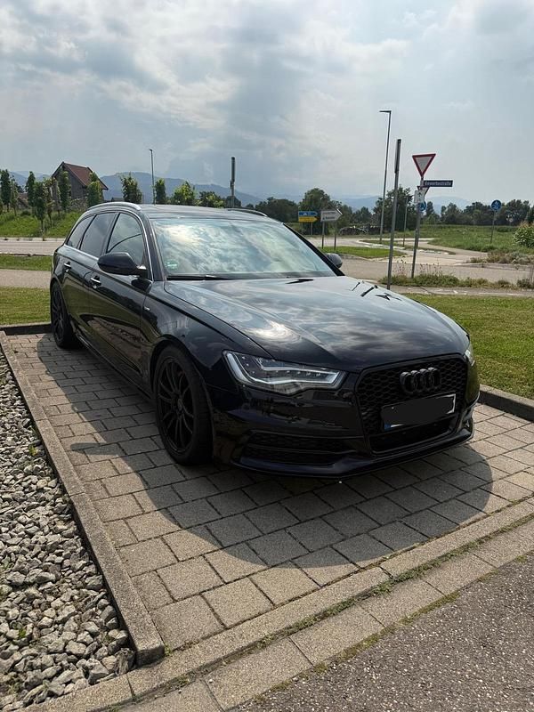 Schwarz Gebraucht 2014 Audi A6 S-Line Kombi | 21.499 € (Teuer) - Bild 1/4