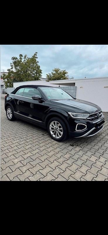 Gebraucht VW T-Roc Cabriolet 150 PS (110 kW) 2022 Schwarz Cabrio