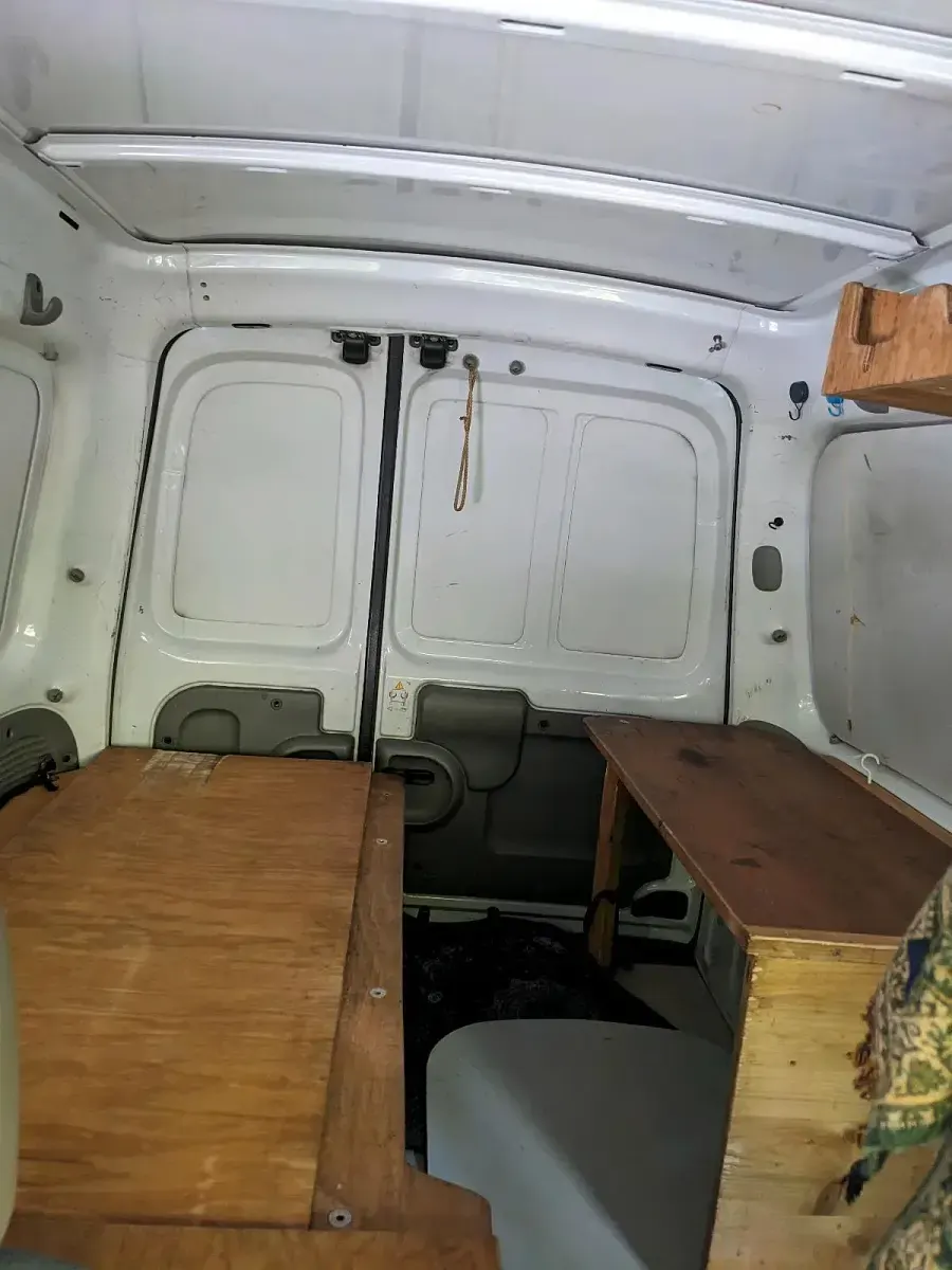 Gebraucht Renault Kangoo 64 PS (47 kW) 2007 Weiß Van / Kleinbus