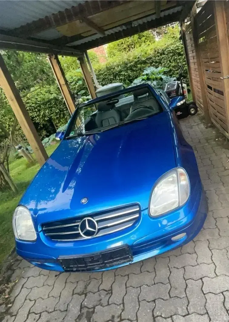 Gebraucht Mercedes SLK200 163 PS (119 kW) 2001 Blau Cabrio