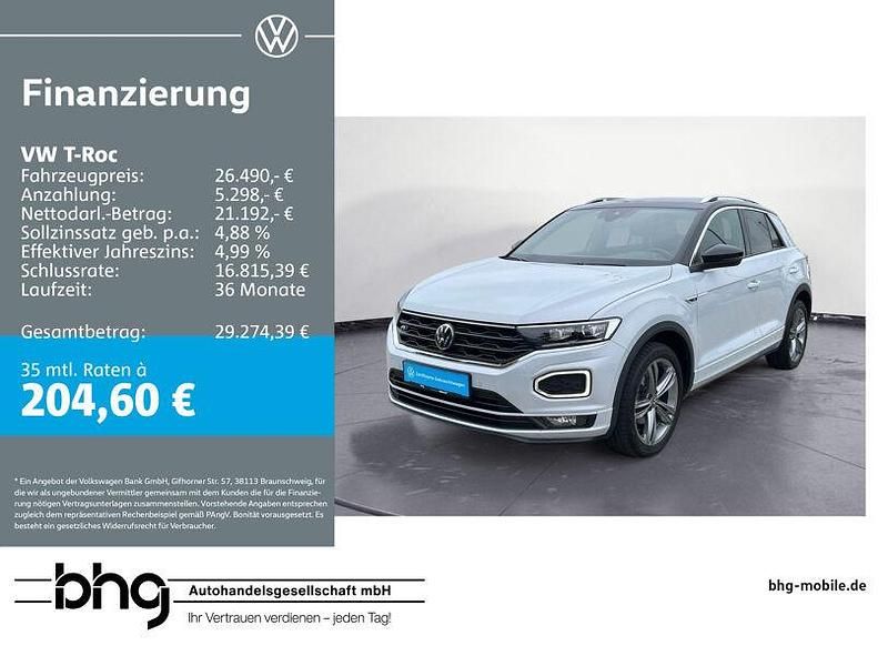 Silber Gebraucht 2022 VW T-Roc Sport SUV | 26.490 € (Fairer Preis) - Bild 1/4