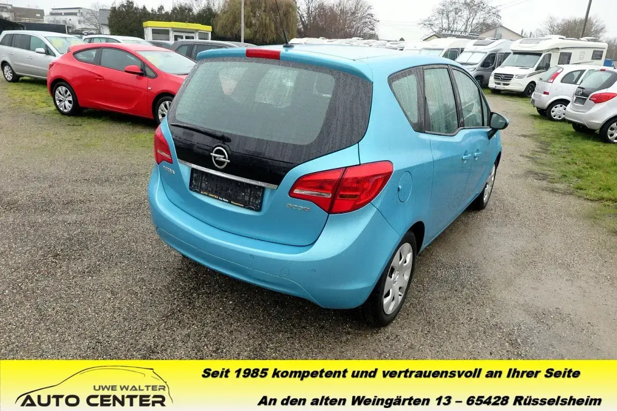 Gebraucht Opel Meriva Edition 120 PS (88 kW) 2010 Blau Van / Kleinbus