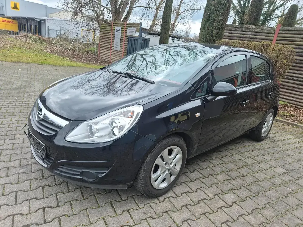 Gebraucht Opel Corsa 2008 Schwarz Kleinwagen