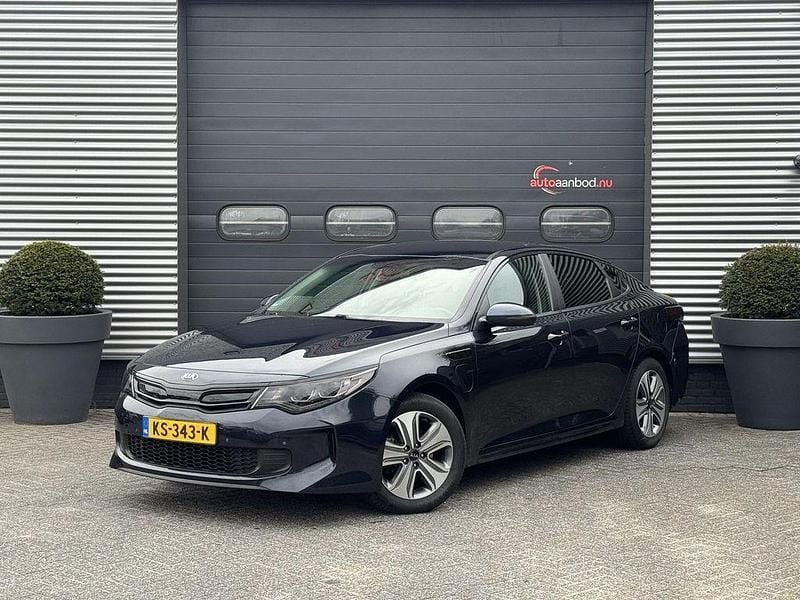Blau Gebraucht 2016 Kia Optima Hybrid Limousine | 9.907 € (Fairer Preis) - Bild 1/4