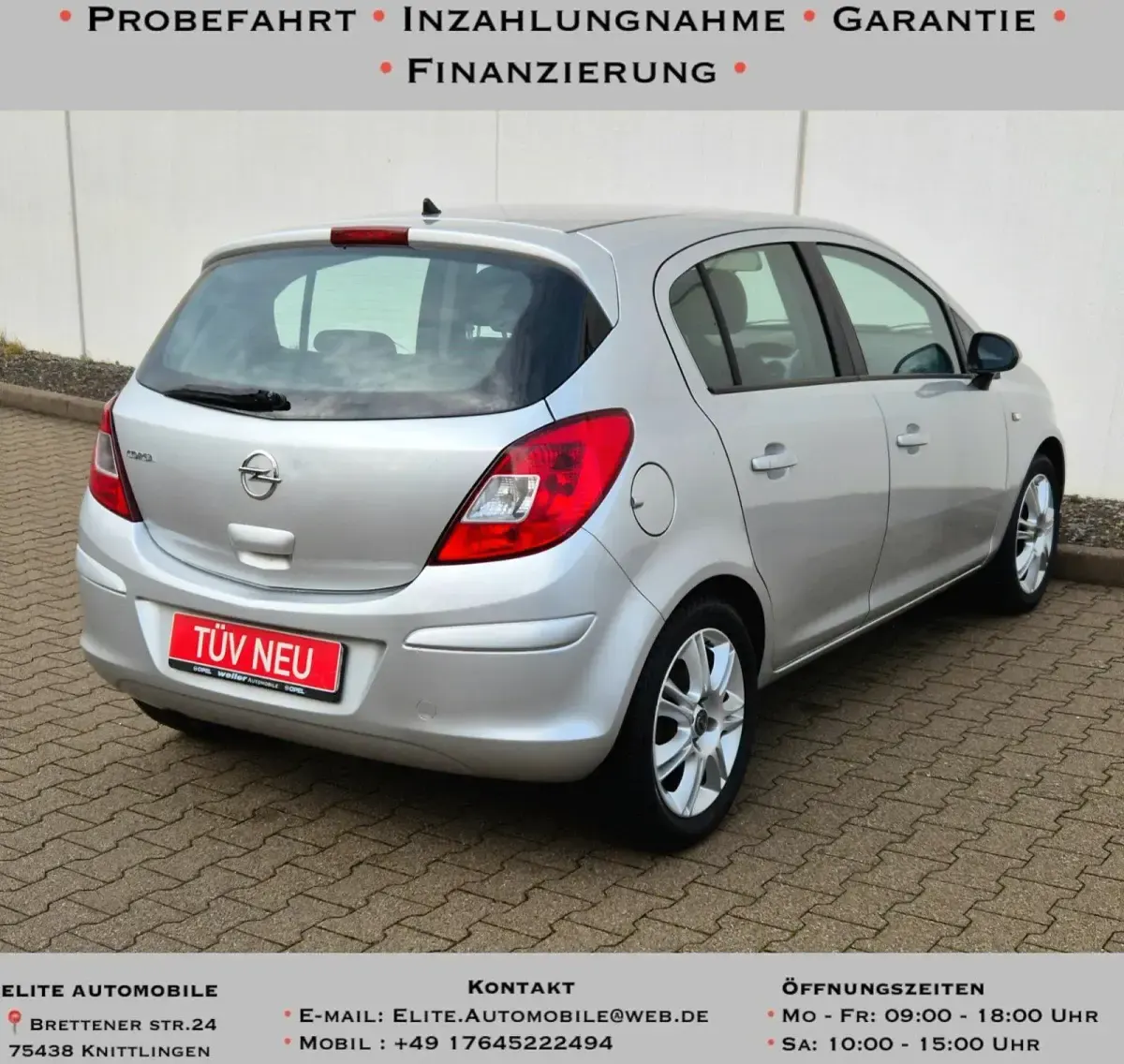 Gebraucht Opel Corsa 86 PS (63 kW) 2011 Starsilber iii m2 Kleinwagen