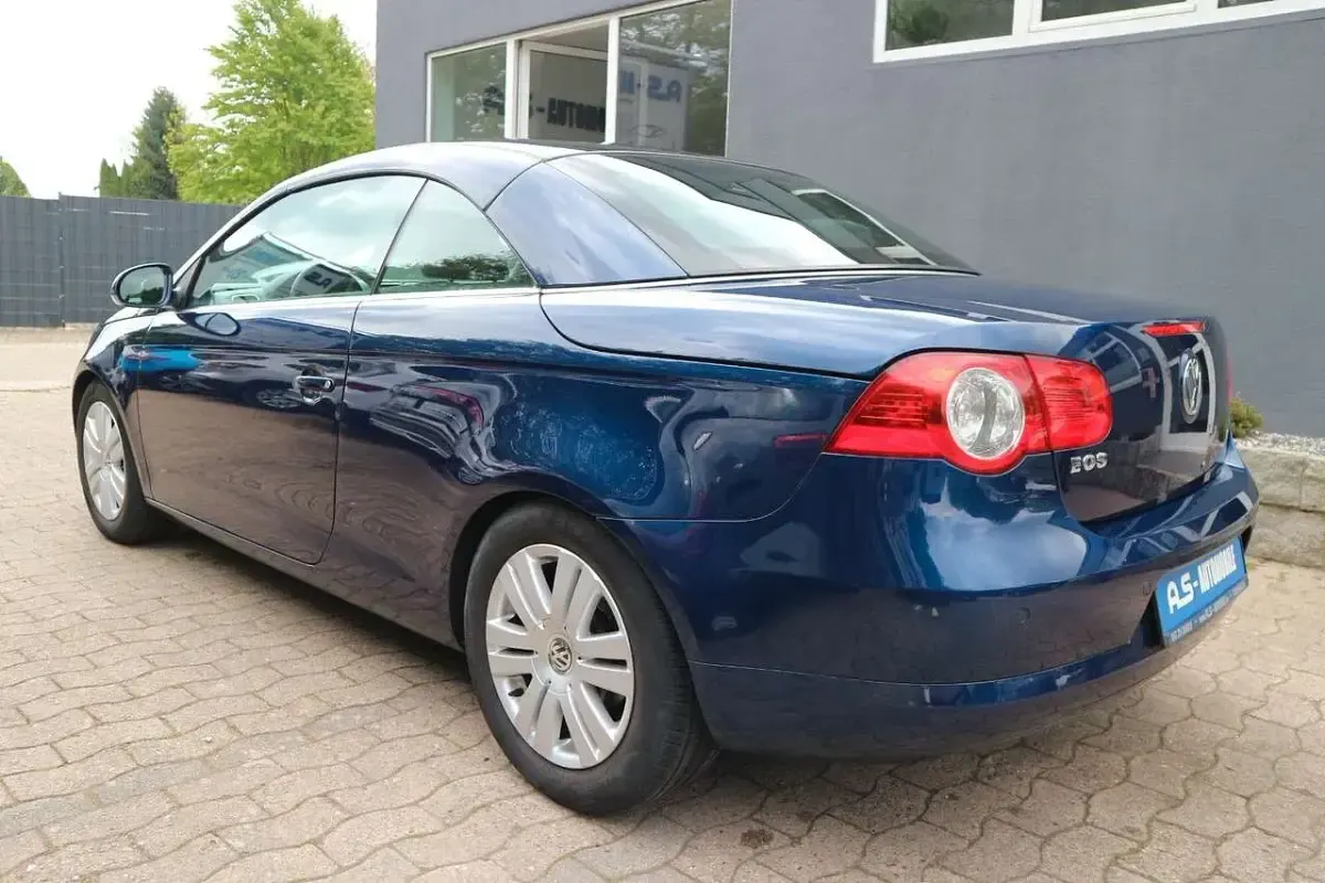 Brugt VW Eos 206 HK (151 kW) 2008 Blå Cabriolet