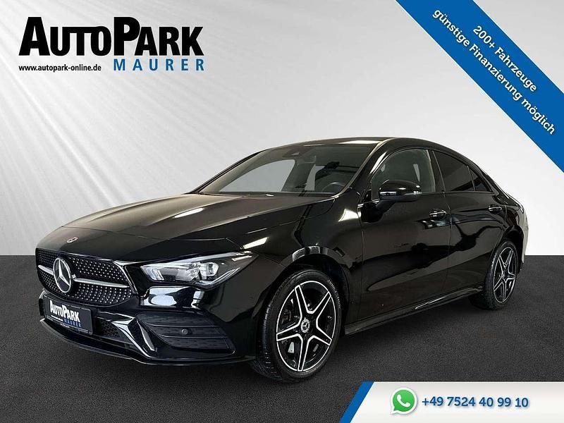 Nachtschwarz unilack Gebraucht 2021 Mercedes E250 AMG line Coupé | 25.498 € (Fairer Preis) - Bild 1/4