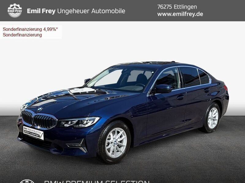 Tansanitblau ii metallic Gebraucht 2021 BMW 318 Luxury Line Limousine | 25.990 € (Superpreis) - Bild 1/3