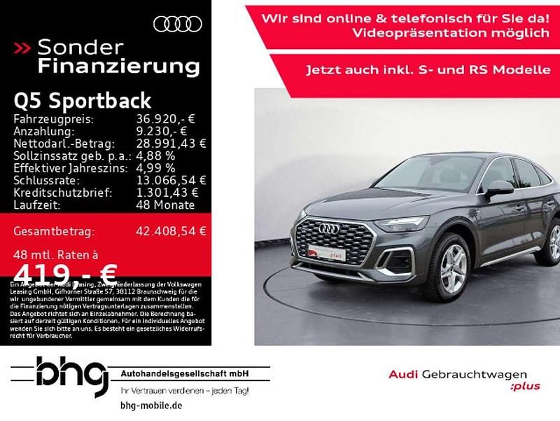 Grau Gebraucht 2021 Audi e-tron Business SUV | 36.920 € - Bild 1/4