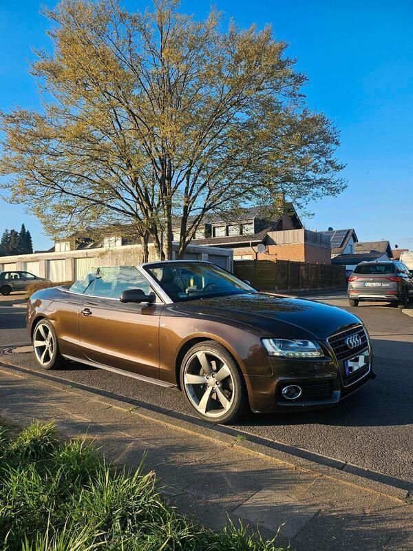 Braun Gebraucht 2010 Audi A5 Cabriolet S-Line Cabrio | 12.999 € (Fairer Preis) - Bild 1/4