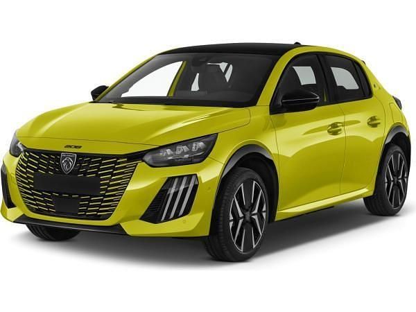Gelb (farbe aguedagelb/typ aussenverkleidung metall) Neu 2025 Peugeot e-208 GTi Kleinwagen | 39.653 € (Teuer) - Bild 1/1