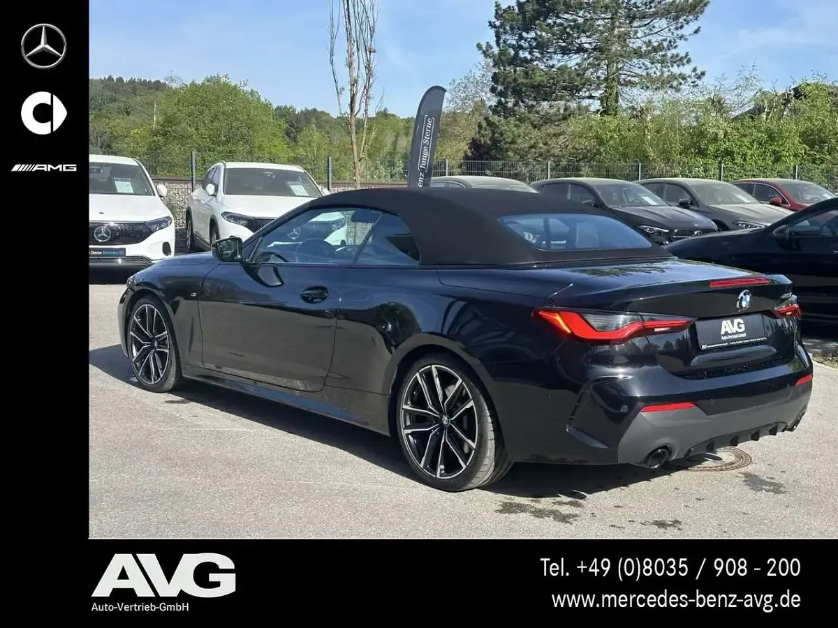Gebraucht BMW 420 Cabriolet M Sport 190 PS (139 kW) 2022 Black sapphire Cabrio