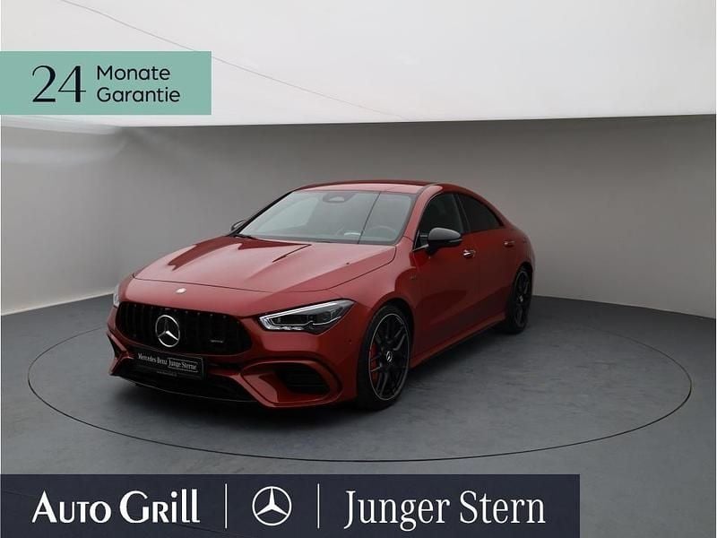 Manufaktur patagonienrot metallic Gebraucht 2024 Mercedes CLA45 AMG AMG Coupé | 60.980 € (Fairer Preis) - Bild 1/4