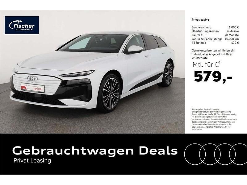 Gletscherweiß metallic Gebraucht 2025 Audi A6 e-tron Performance Kombi | 66.980 € - Bild 1/4