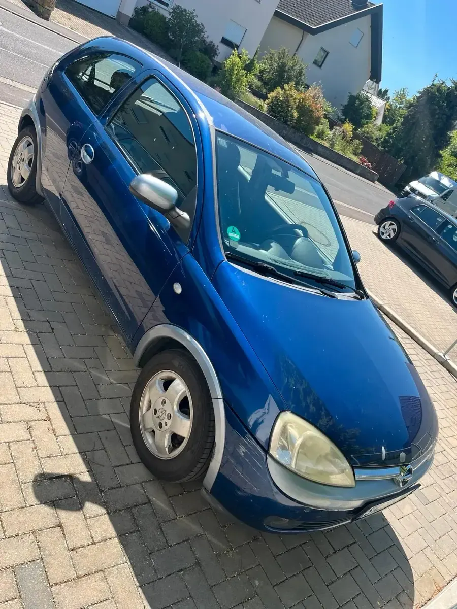 Gebraucht Opel Corsa 75 PS (55 kW) 2003 Blau Kleinwagen