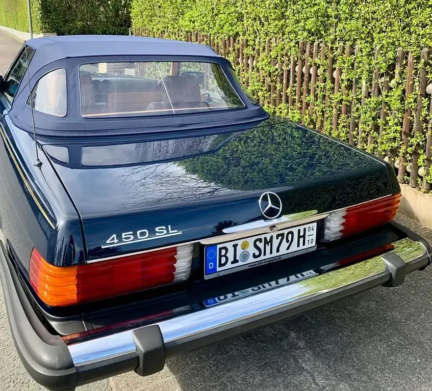 Gebraucht Mercedes SL450 218 PS (160 kW) 1979 Blau Cabrio