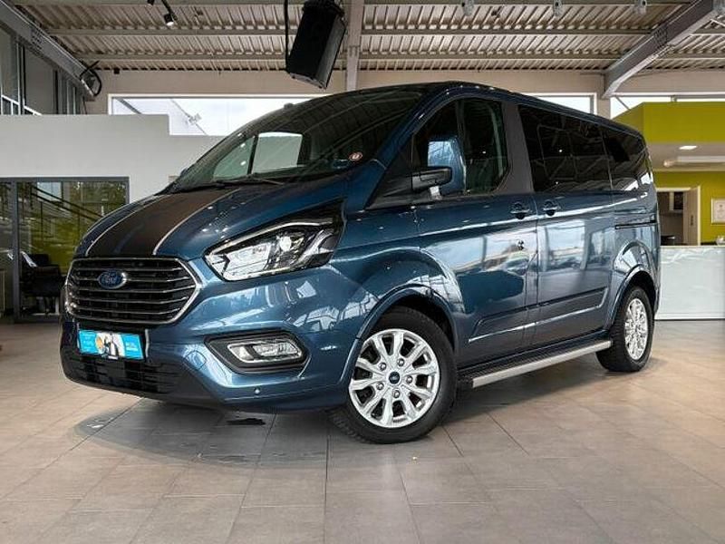 Blau Gebraucht 2019 Ford Tourneo Custom Van | 35.795 € - Bild 1/4