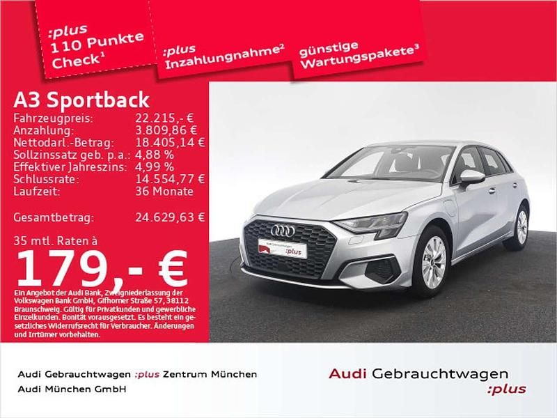 Florettsilber metallic Gebraucht 2022 Audi A3 Performance Limousine | 22.215 € (Guter Preis) - Bild 1/2