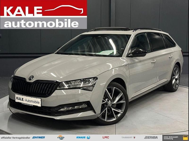 Grau Gebraucht 2022 Skoda Superb SportLine Kombi | 34.970 € (Teuer) - Bild 1/4