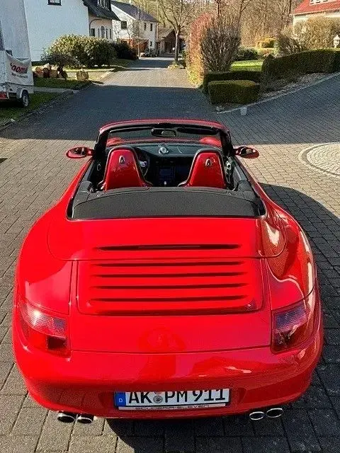 Gebraucht Porsche 911 Carrera 4S Cabriolet 355 PS (261 kW) 2007 Rot Cabrio