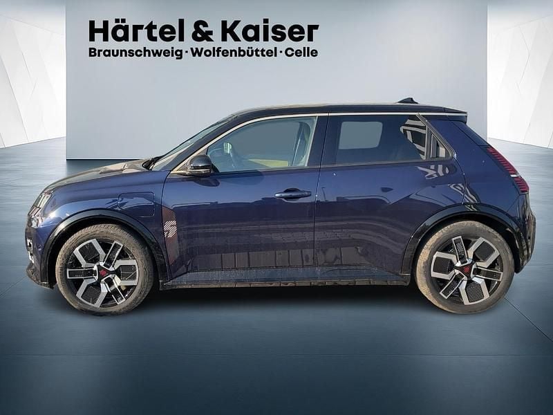 Neu Renault 5 E-Tech Iconic 110 kW (150 PS) 2025 Nachtblau, dach black pearlschwarz (blau) Limousine