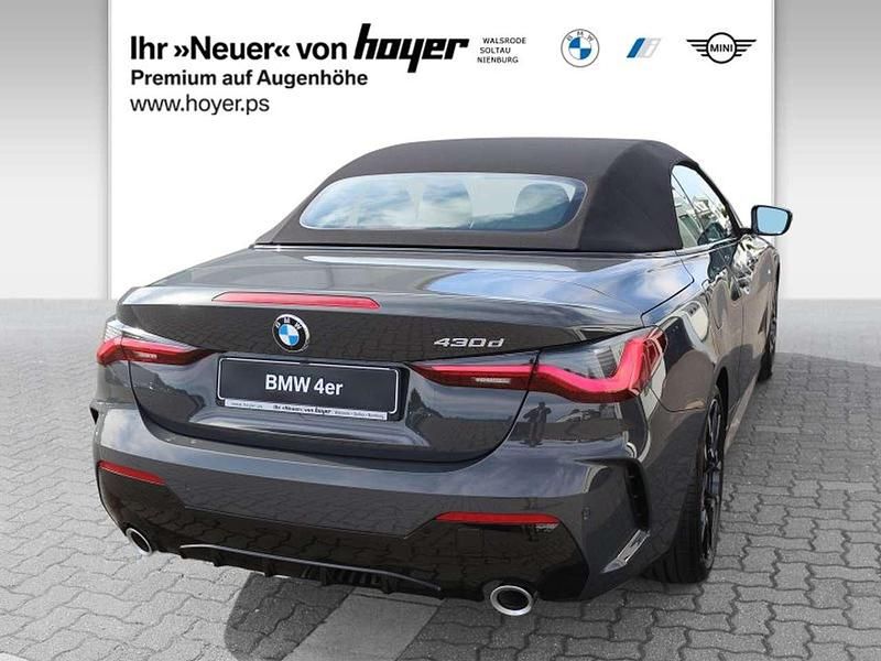 Neu BMW 430 Cabriolet M Sport 286 PS (210 kW) 2025 Grau (dravitgrau metallic) Cabrio
