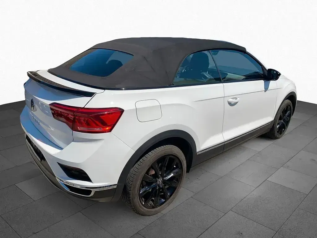 Gebraucht VW T-Roc Cabriolet Style 116 PS (85 kW) 2021 Weiß Cabrio