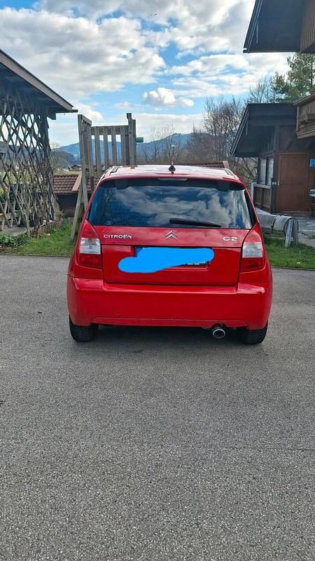 Gebraucht Citroën C2 60 PS (44 kW) 2006 Rot Kleinwagen