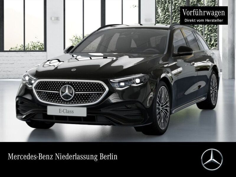 Obsidianschwarz Gebraucht 2024 Mercedes E300 AMG Kombi | 64.800 € - Bild 1/4