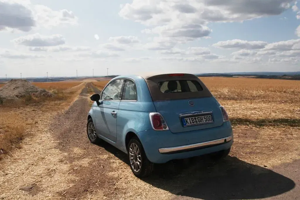 Gebraucht Fiat 500C Lounge 86 PS (63 kW) 2011 Blau Cabrio