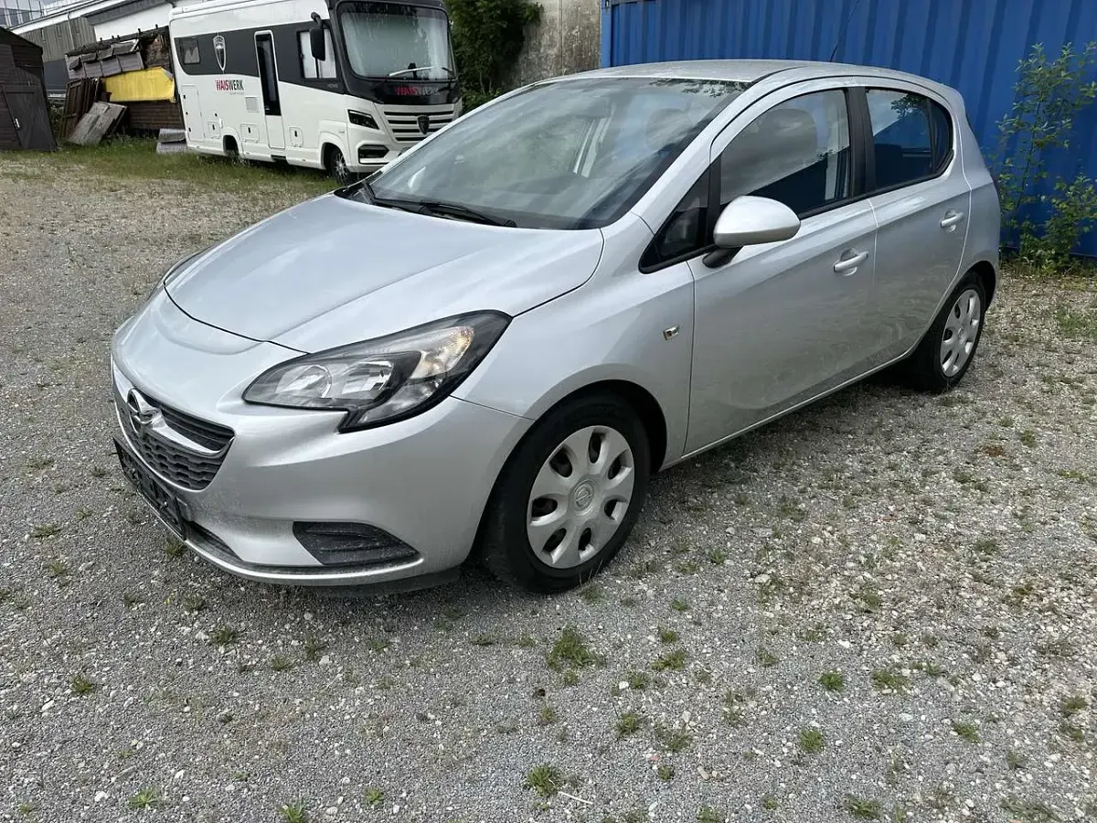 Gebraucht Opel Corsa Edition 69 PS (50 kW) 2015 Argon silber Kleinwagen