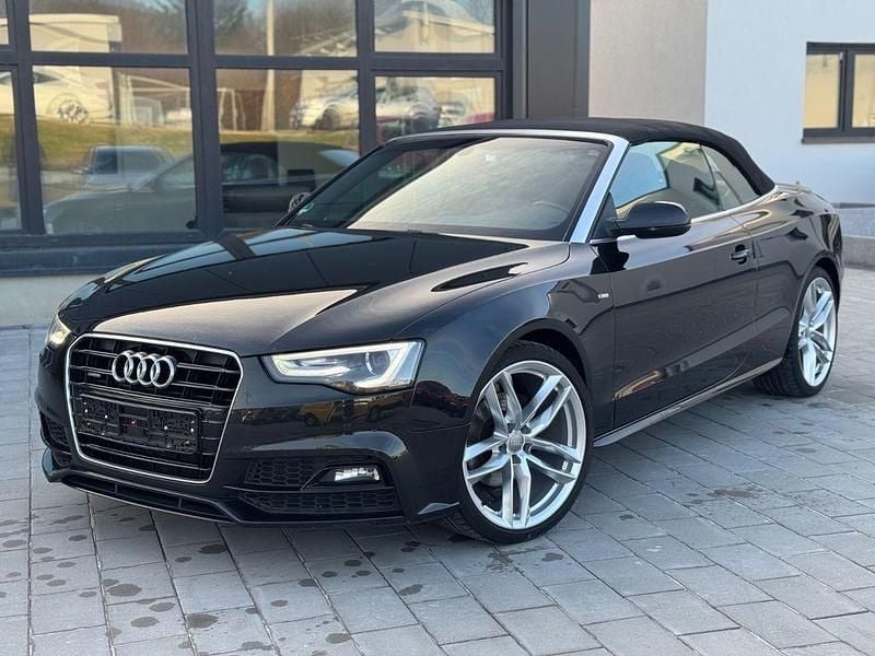 Schwarz Gebraucht 2016 Audi A5 Cabriolet S-Line Cabrio | 11.990 € (Fairer Preis) - Bild 1/4
