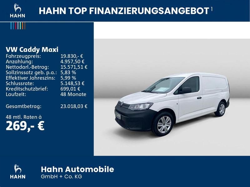 Gebraucht VW Caddy Maxi 114 PS (83 kW) 2022 Weiß Van / Kleinbus