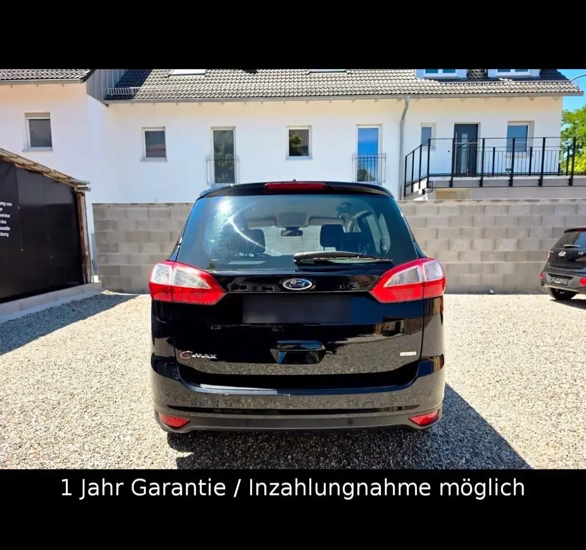 Gebraucht Ford C-MAX Titanium 125 PS (91 kW) 2016 Schwarz Van / Kleinbus