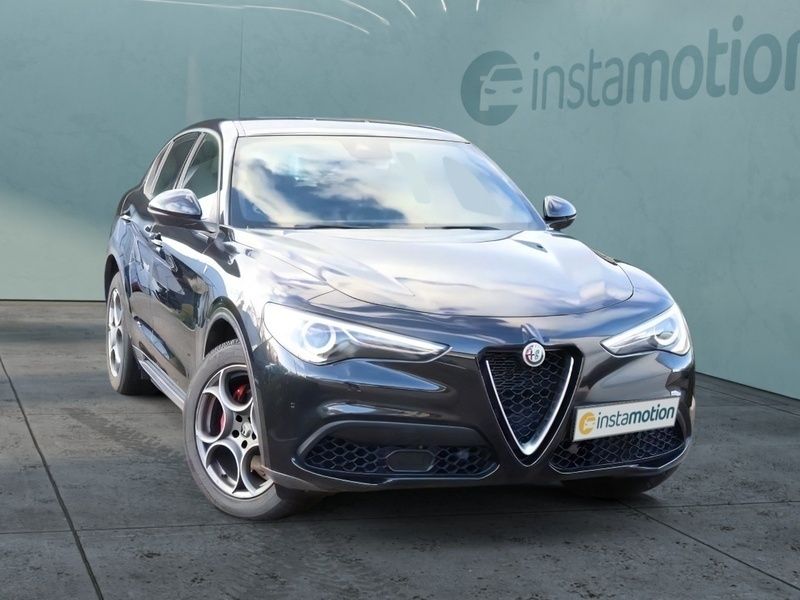 Schwarz Gebraucht 2023 Alfa Romeo Stelvio Ti SUV | 39.640 € (Guter Preis) - Bild 1/4