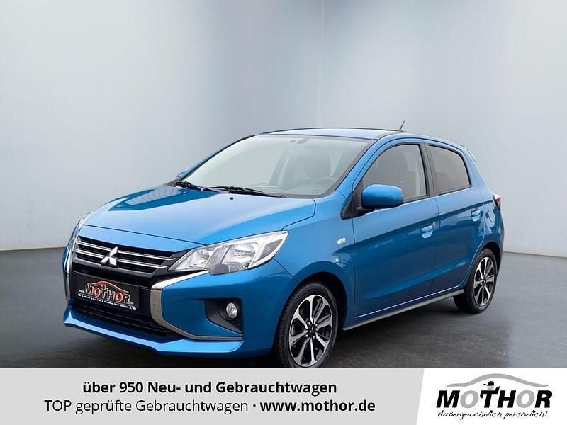 Blau Gebraucht 2024 Mitsubishi Space Star Select+ Kleinwagen | 14.726 € (Guter Preis) - Bild 1/4