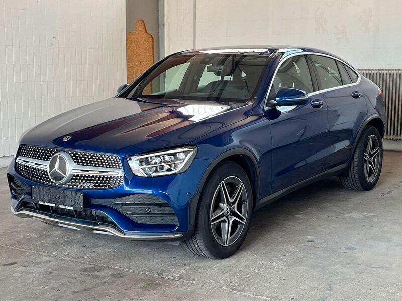 Blau Gebraucht 2019 Mercedes GLC220 Coupé | 33.400 € (Fairer Preis) - Bild 1/4