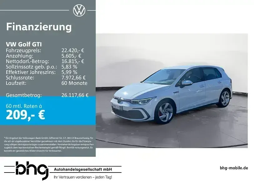 Gebraucht VW Golf VIII GTI 245 PS (180 kW) 2022 Limousine