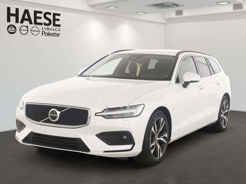Crystal white pearl / metallic Gebraucht 2024 Volvo V60 Core Kombi | 36.990 € (Guter Preis) - Bild 1/4