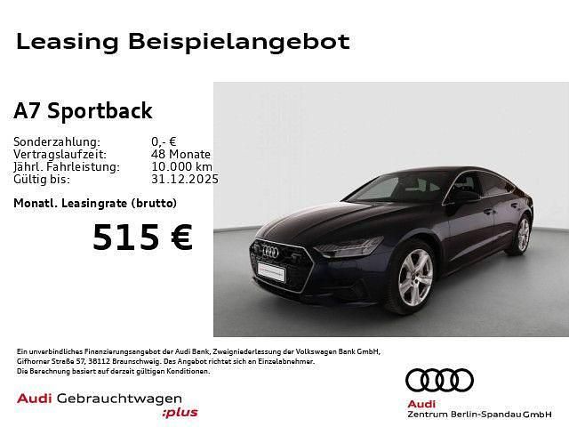 Blau Gebraucht 2025 Audi A7 Sportback Sport Kleinwagen | 55.690 € (Fairer Preis) - Bild 1/4