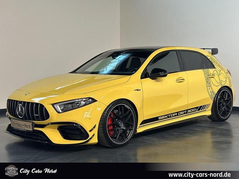Gelb Gebraucht 2021 Mercedes A45 AMG AMG Limousine | 45.999 € (Guter Preis) - Bild 1/4