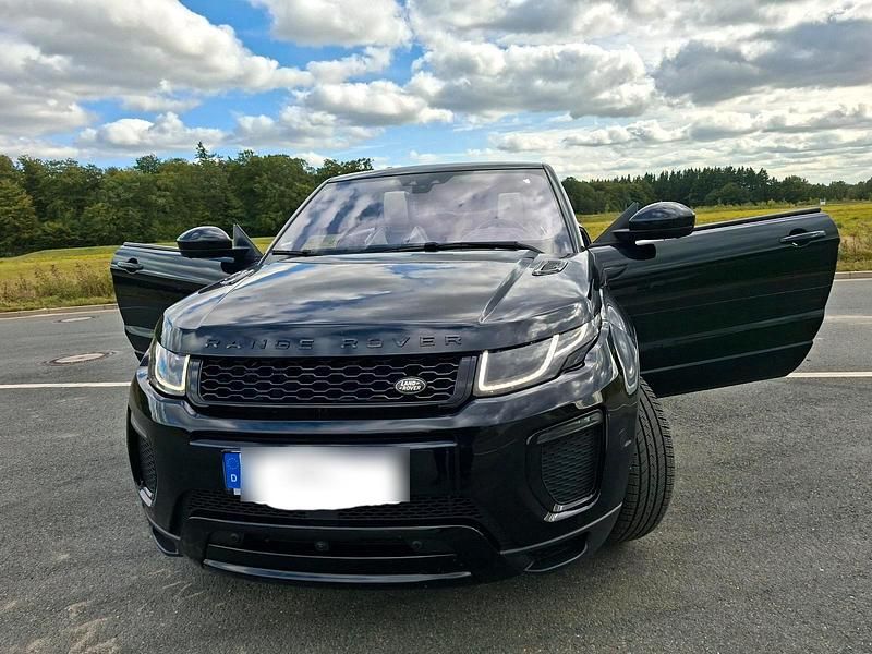 Schwarz Gebraucht 2016 Land Rover Range Rover evoque Cabrio | 28.100 € - Bild 1/4