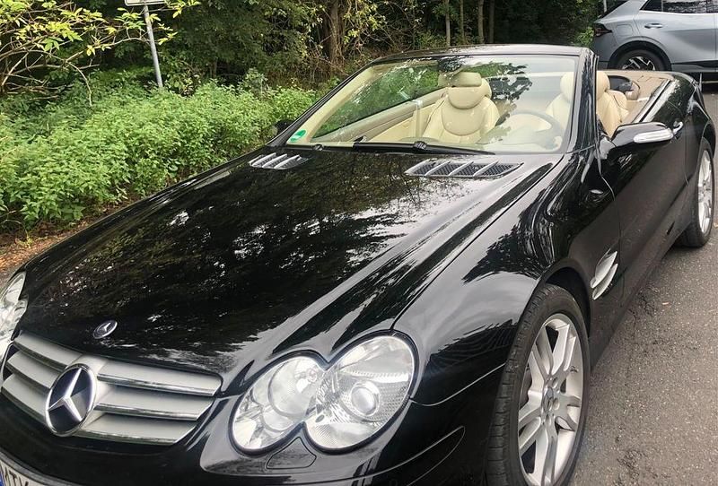 Blau Gebraucht 2007 Mercedes SL350 Cabrio | 22.500 € (Fairer Preis) - Bild 1/2