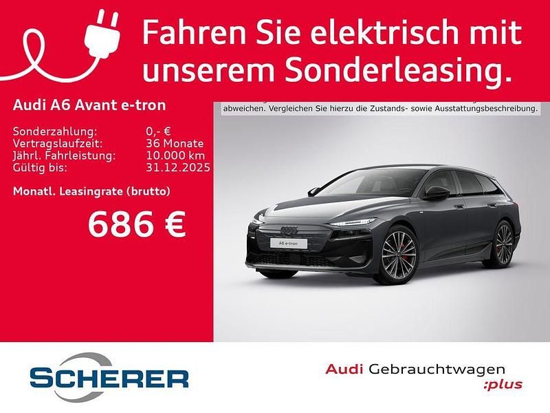 Magnetgrau (metallic) Gebraucht 2025 Audi A6 e-tron Ambiente Kombi | 72.690 € (Guter Preis) - Bild 1/4