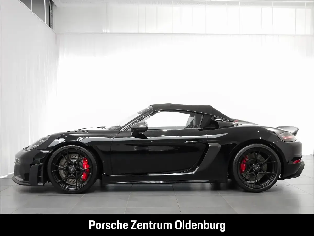 Neu Porsche 718 Spyder RS Chrono 500 PS (367 kW) 2026 Schwarz Cabrio