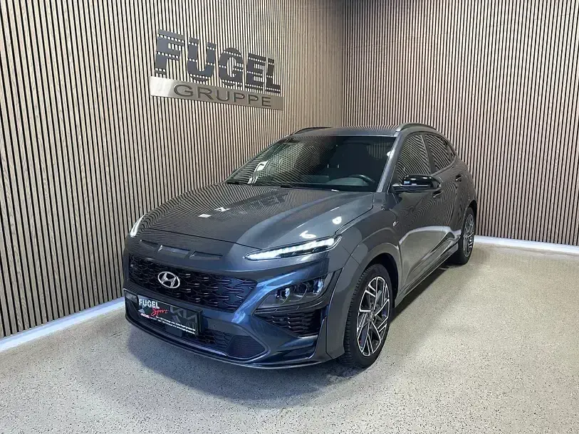 Gebraucht Hyundai Kona N Line 199 PS (146 kW) 2022 Dark knight / mic SUV