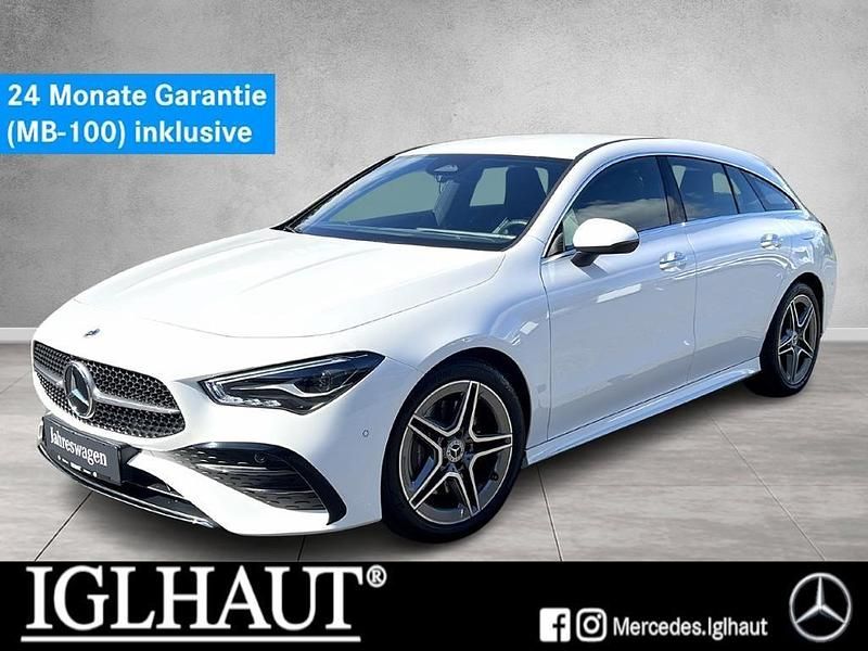 Weiss unilack polarweiß Gebraucht 2024 Mercedes 200 AMG Line Premium Kleinwagen | 31.990 € (Fairer Preis) - Bild 1/4