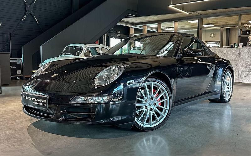 Schwarz Gebraucht 2006 Porsche 911 Carrera Cabriolet Cabrio | 54.800 € - Bild 1/3