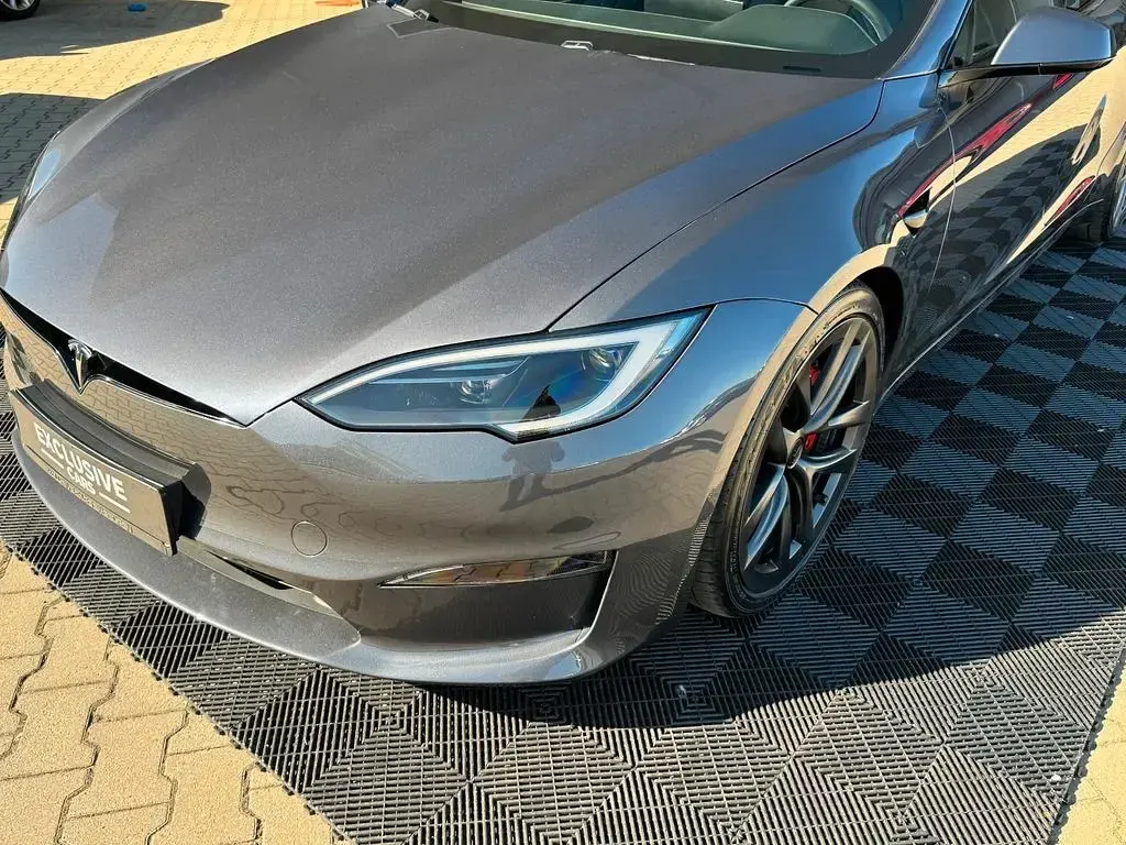 Używany Tesla Model S Plaid 759 kW (1033 KM) 2023 Szary Hatchback